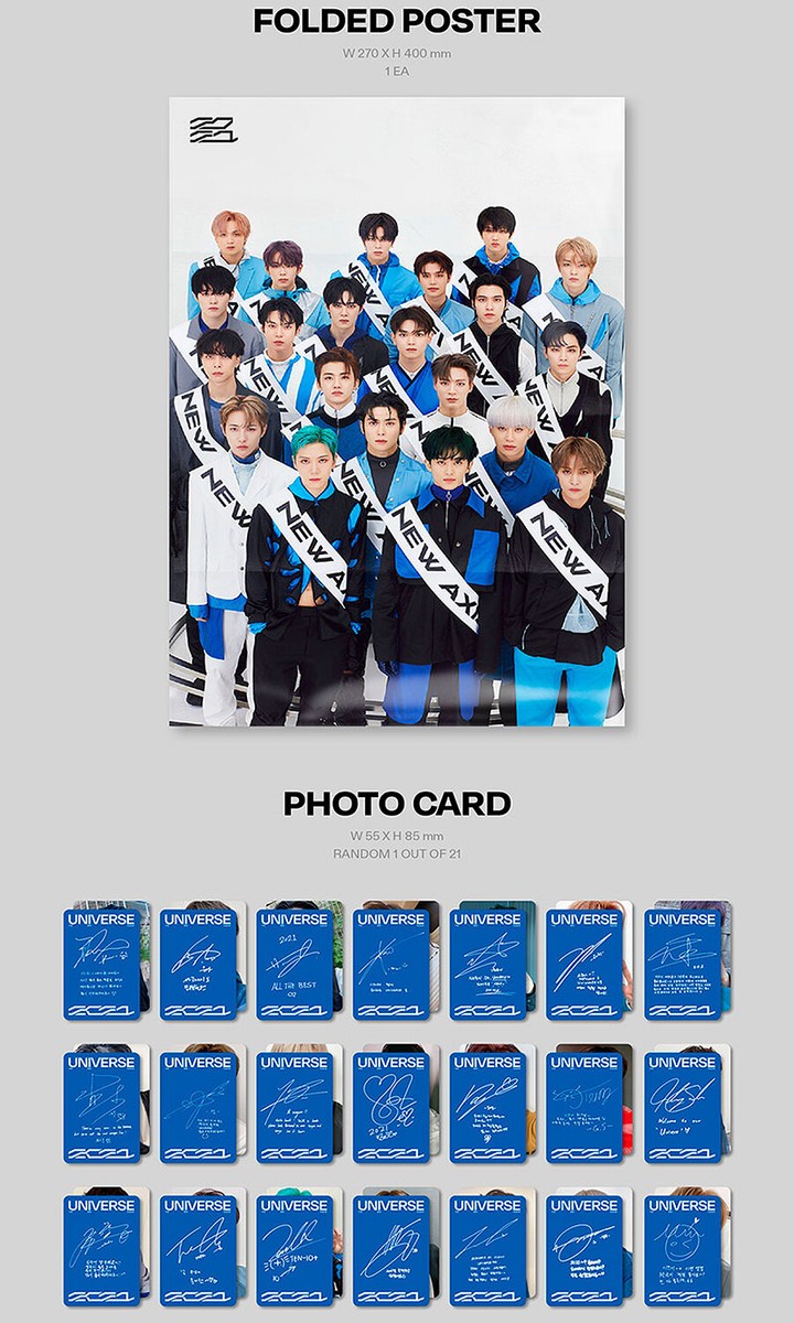 NCT [UNIVERSE] 3rd Album CD+Photo Book+2 Card+Sticker+Fold