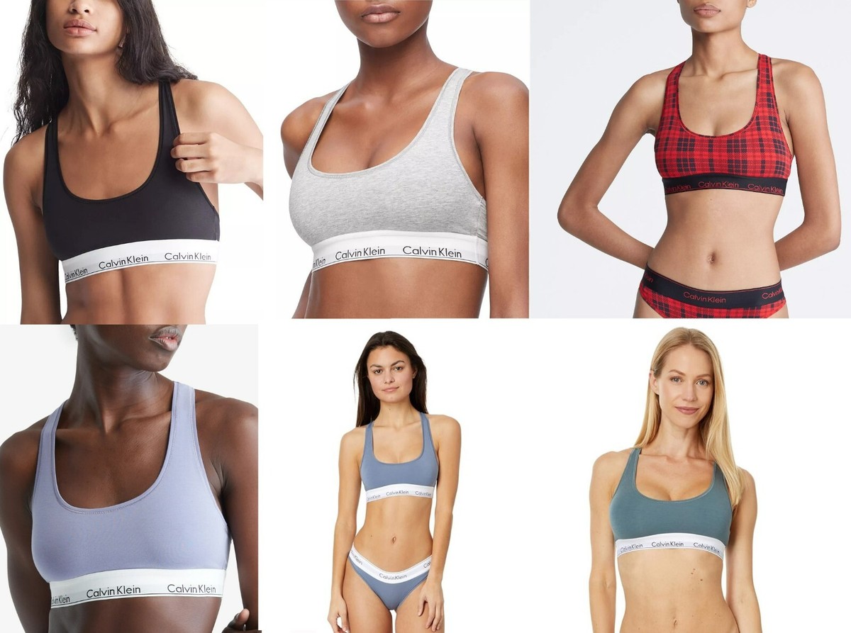 Calvin Klein Women's Modern Cotton Bralette F3785 QF7771