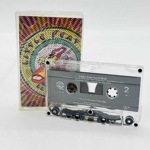 Little Feat Let It Roll Audio Cassette Tape 1988 Warner Bros. Rock Album Tested - Picture 5 of 6