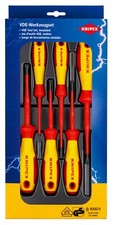 KNIPEX 00 20 12 V05 VDE Schraubendreher-Paket PlusMinus / Schlitz 6-teilig (SB-K