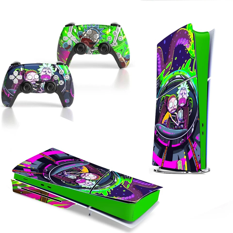 For PS5 Skin Slim Disc Edition Console and Controller Anime Vinyl Sticker - Image 4 of 4
