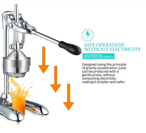 Stainless steel Manual Citrus Juicer Orange Press Squeezer Hand Juicer 11Lbs - Picture 16 of 24