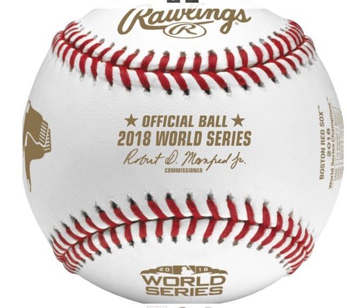 2018 BOSTON RED SOX WORLD SERIES CHAMPIONS RAWLINGS TEAM CUBED BASEBALL CHAMPS - Picture 2 of 5