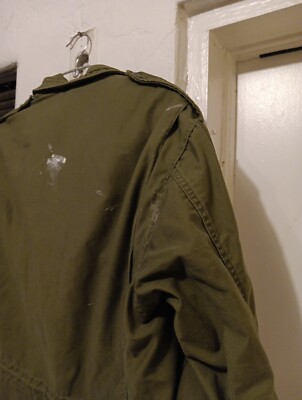 Alpha Industries Army Military Cold Weather Field Coat Green