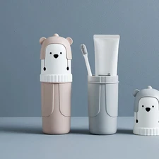 US Protect Box Travel Portable Camping Toothbrush Toothpaste Case Storage Holder