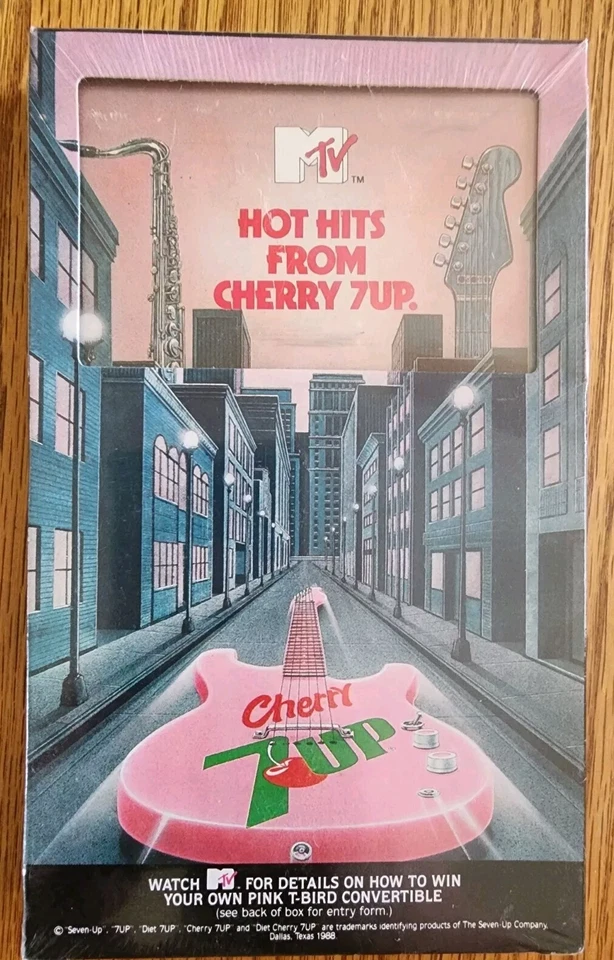 Sealed MTV Hot Hits From Cherry 7-UP (1988) Cassette Various Artists - Image 3 of 4
