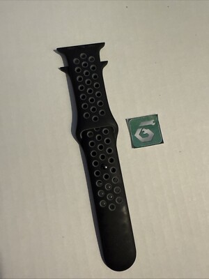 Apple Watch Nike Sport Band 42mm (44/45/46/49) OEM Black/Cool Gray M/L Used