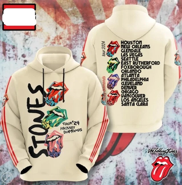 The Rolling Stones Hackney Diamonds Tour 24 Hoodie