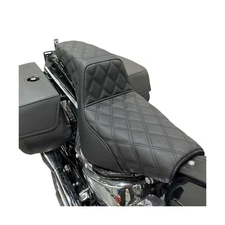 Mofun Driver Passenger Seat Motorcycle Two-Up Seat Compatible with Harley Sof...