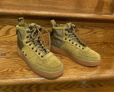 Nike Air Force 1 SF AF1 MID Mens Size 6.5 / 6.5Y Desert Moss URBAN UTILITY FTWR