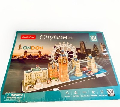 CubicFun City Line London 107-Piece 3D Puzzle MC253h - New In Box Table Game