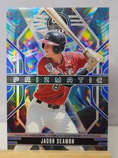 2026 Panini Stars & Stripes Prizm Jacob Seamon Prizmatic BLUE PRIZM 17/99 #16