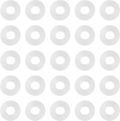 #ad #ad 1 4quot; ID x 1 2quot; OD White Flat Washer 1mm Thickness Replacement Vinyl Washer $7.49