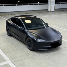 Tesla Model 3 Highland 2024-2026 Precut Matte Black Vinyl Wrap Car Color Film