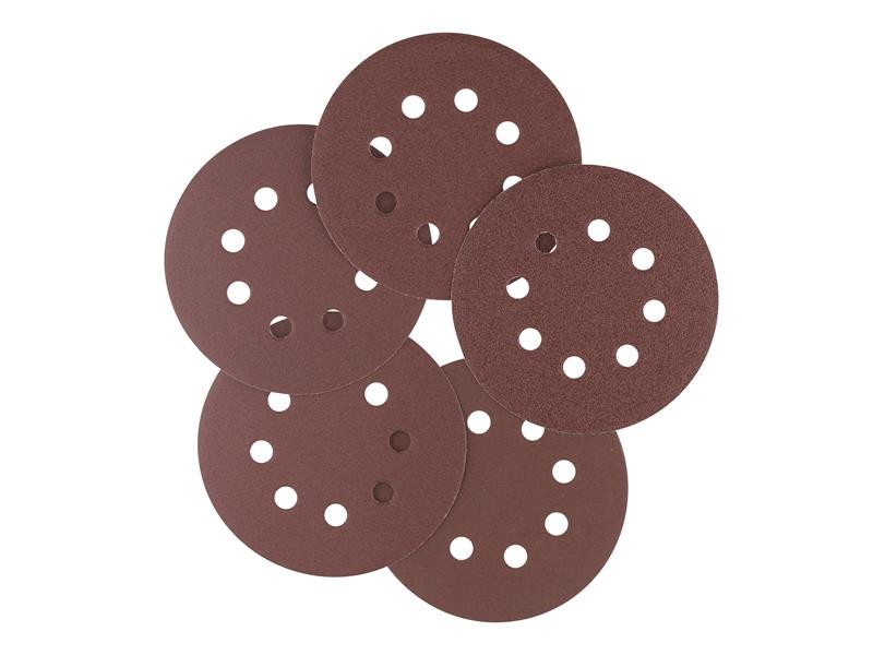 IRWIN 125mm Sanding Disc Set 10-Piece Set for Eccentric Sanders