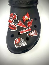 8 Piece NFL Tampa Bay Buccaneers Shoe Charm Set