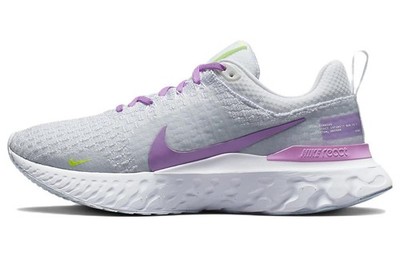 Nike React Infinity Run Flyknit 3 'Grey Rush Fuchsia' Women's - DZ3016-100 Size