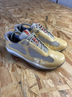 Prada America's Cup Sneaker gelb/grau  