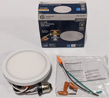 Commercial Electric 5 Dimmable White Led Round Flat Panel Ceiling Light Commercial Electric 5 Dimmable White Led Round Flat Panel Ceiling Light