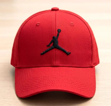 Jordan Jumpman Cap Red Curved Brim Adjustable Baseball Hat New With Tags NWT