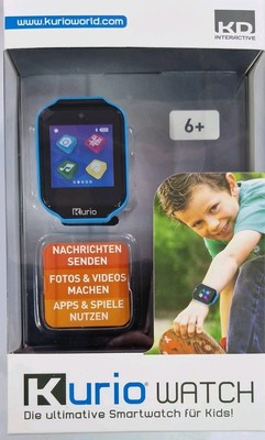 Kurio Kinder Smart Uhr + Bluetooth Kamera - Text Video - Blau *NEU*