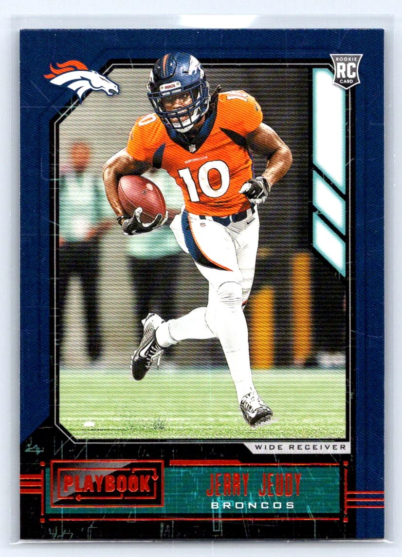2020 Panini Playbook #106 Jerry Jeudy Orange