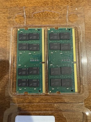 Crucial 32GB (2x16GB) 3200MHz 260-pin SODIMM DDR4 RAM Memory Kit