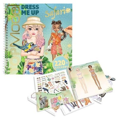 TopModel Dress Me Up Stickerbuch Safari