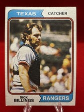 1974 Topps Baseball Card #466 Dick Billings - Texas Rangers. *11