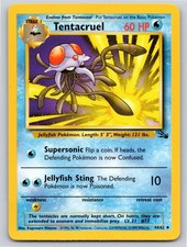 1999 POKEMON TENTACRUEL FOSSIL 44/62 UNLIMITED UC NM A88736 FREE S&H on eBay