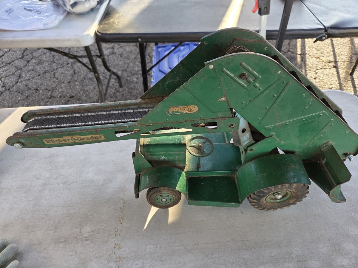 アメリカ　トレジャー　ペット　グリーンプードル　オキユパイド　1960s Vintage Barber Greene Bucket Loader Dredge Doepke Model Toys