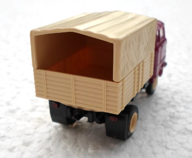 Busch ESPEWE H0 Lkw W50 LA  Zugmaschine lila beige Automodell M 1:87 Eisenbahn - Bild 3 von 4