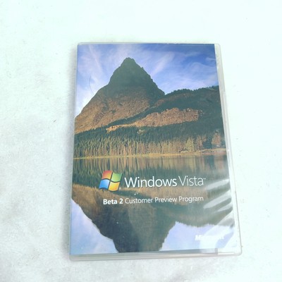 Microsoft Vista Beta 2 Release Candidate Customer Preview Program DVD activation
