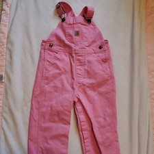 Pink Toddler Carhartt Overalls Bib 24Months