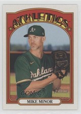 2021 Topps Heritage Wrong Back Variation ( Back) Robbie Grossman Mike Minor 5m1