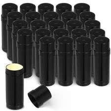 24 Pcs Plastic Deodorant Containers,2 oz/60ml Empty Round Twist-Up Solid Stic...