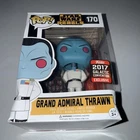 Funko Pop Star Wars Rebels Grand Admiral Thrawn 2017 Con Exclusive #170 Damaged