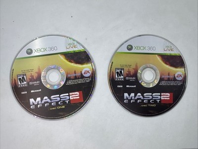 Mass Effect 2 (Microsoft Xbox 360, 2010) Disc 1 & 2 Only Tested