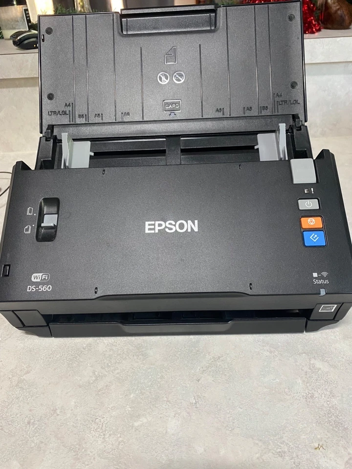 Epson WorkForce DS-560 Wireless Color Document Scanner - Image 3 of 4