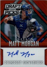 2014 Panini Prizm Perennial DP Prospect Sig. Red #72 Matt Morgan/100 Auto BB