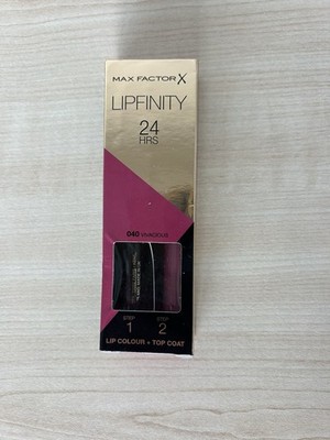 Max Factor Lipfinity Lippenstift Farbton 40 Vivacious Brandneu im Karton