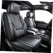 for Ford F150 2009-2024 2025 2026 Seat Covers  F250 F350 5 Seats 092 Black