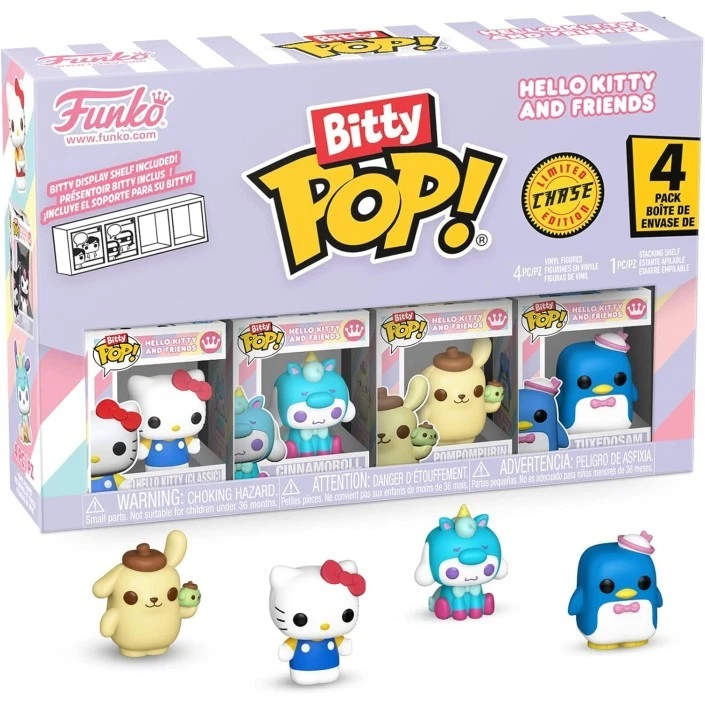 Pack de 4 Funko Bitty Pop! Sanrio Hello Kitty Modelo 85713 - Imagen 3 de 4