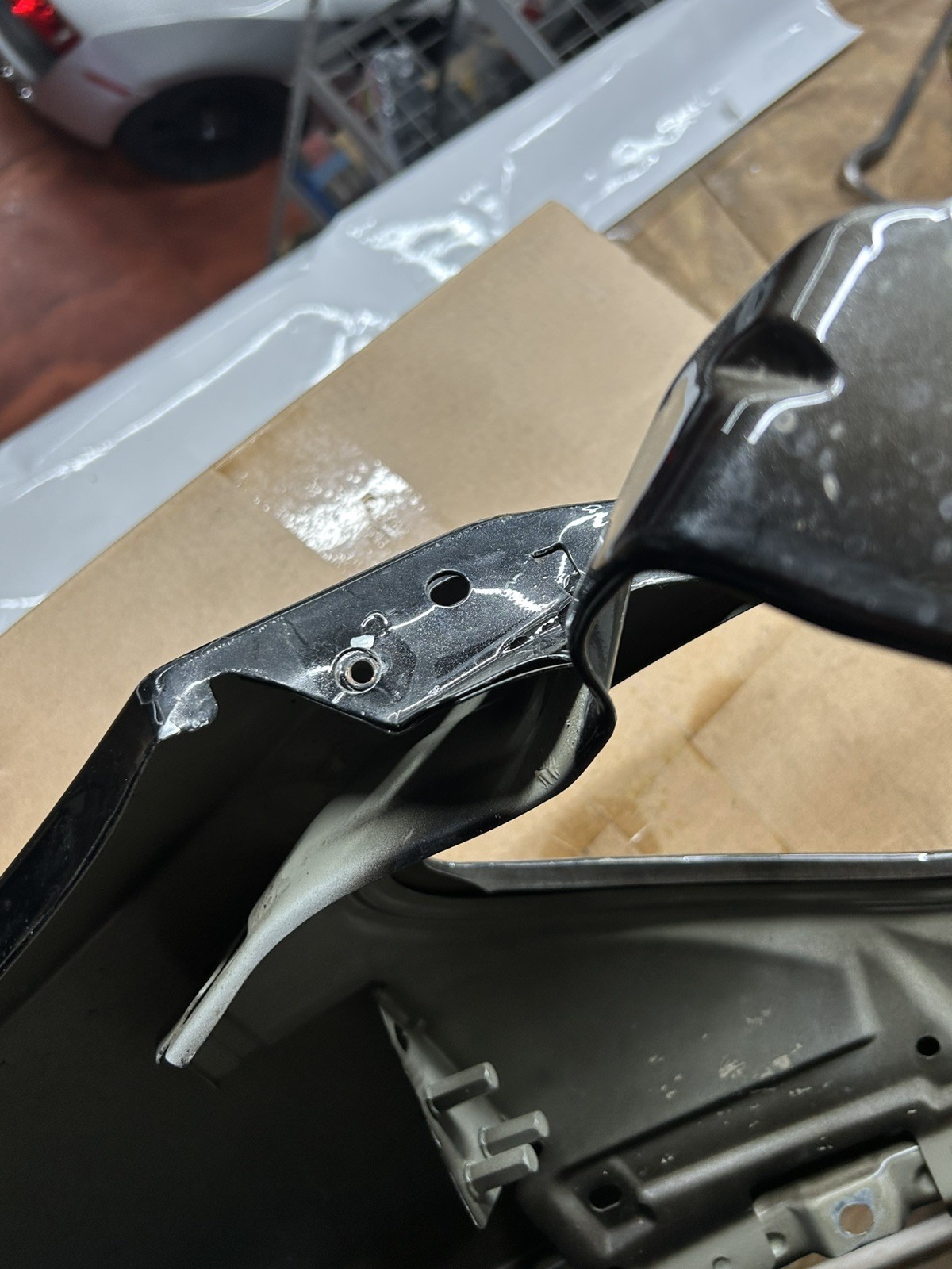 08-19 MASERATI GRANTURISMO FRONT RIGHT PASSENGER SIDE FENDER ASSEMBLY BLACK OEM