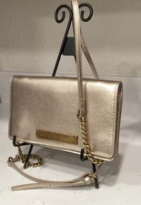 KURT GEIGER GOLD CROSSBODY SMALL HANDBAG