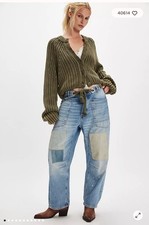 NWT We The Free Moxie Pull-On Barrel Jeans size 27 Free people