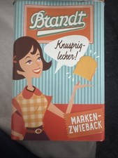 Brandt Zwieback Dose Blech - aus 2019 - Nachbau Der Dose Aus Den 70iger