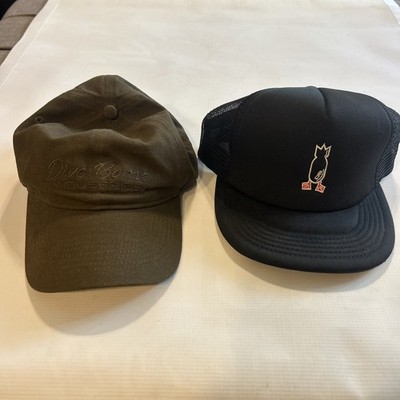 Lot Of 2 Dive Bomb Industries Hats Caps In EUC