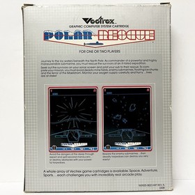 Polar Rescue (Vectrex, 1983) Complete In Box w/ Overlay, Manual, Tray