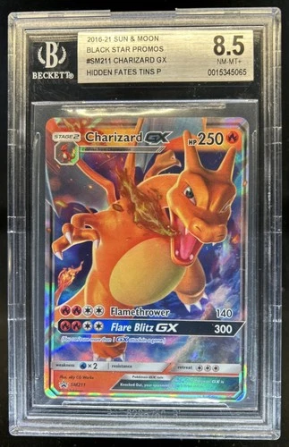 2019 Pokemon SM Black Star Promos Charizard #SM211 BGS 8.5